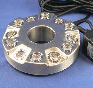 CLGarden Stainless Steel Adapter for LED Ring Lighting Fountain Holder 